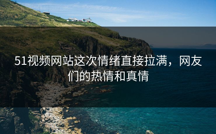 51视频网站这次情绪直接拉满，网友们的热情和真情